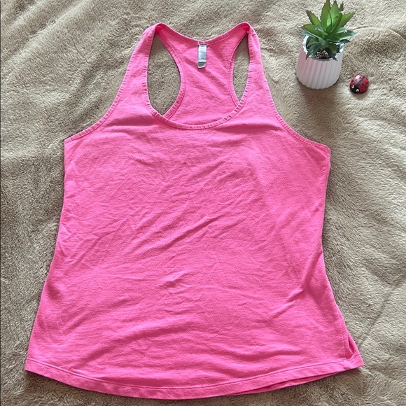 Pink Racerback Tank Top - Size XL - Picture 2 of 11